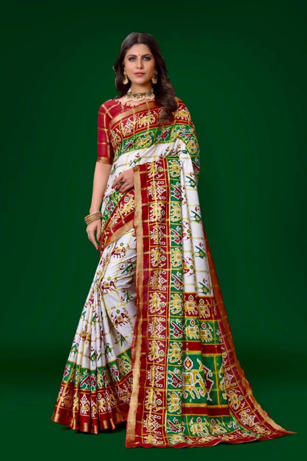 Shagun Patola 6 Bandhej Cotton Saree Collection